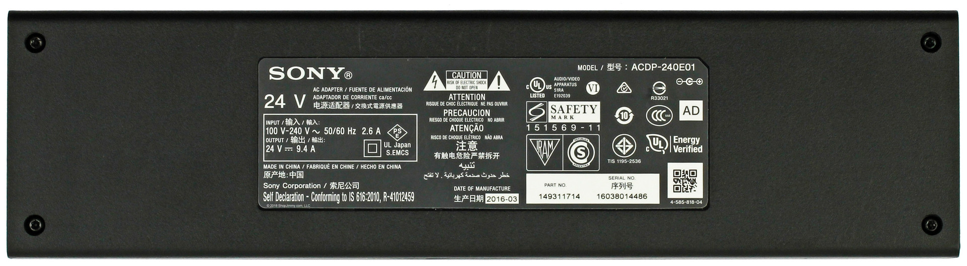 Sony XBR65X900E Parts ShopJimmy