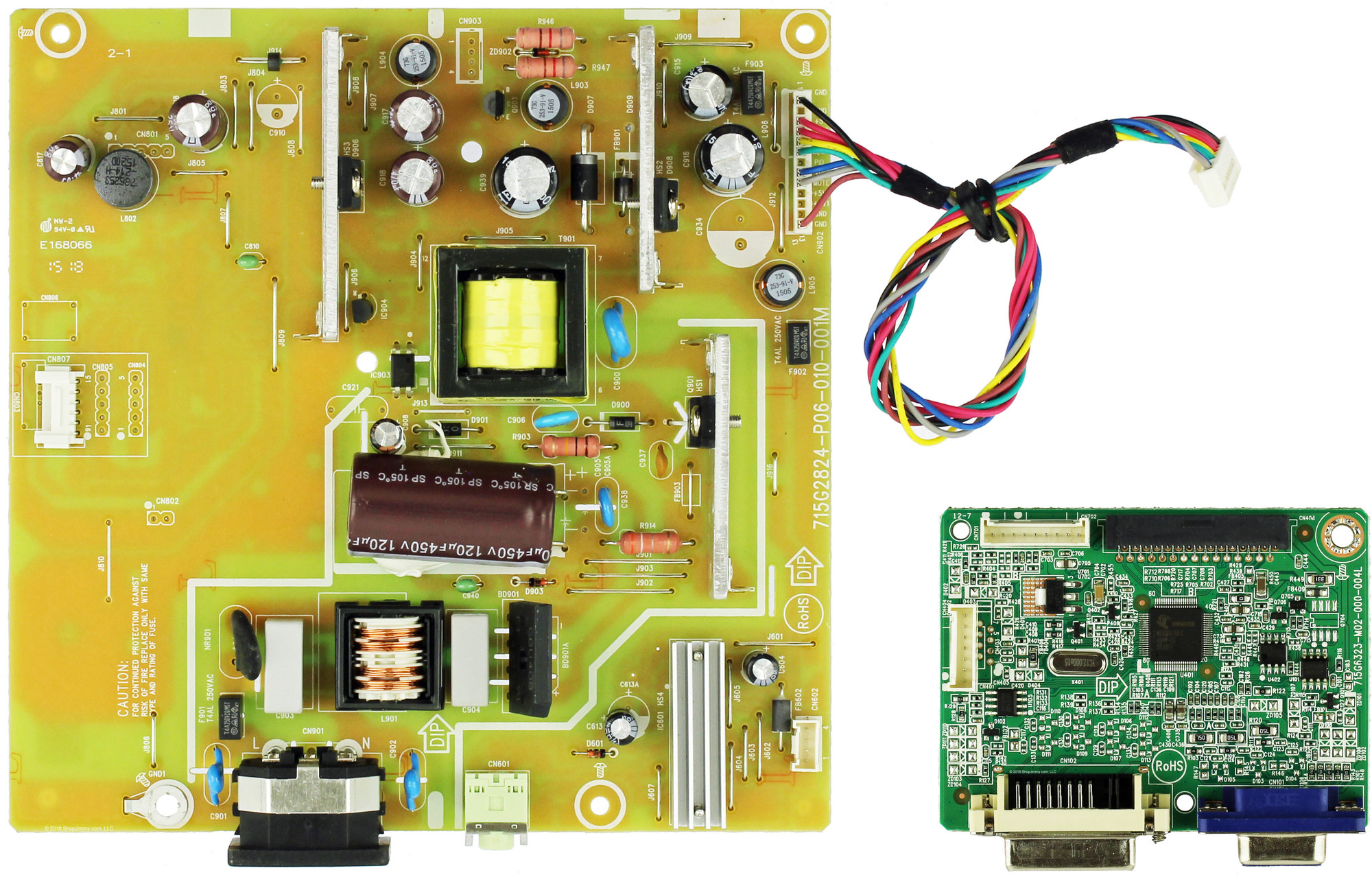 Viewsonic VA2746MLED (VS15457) Main / Power Board LED Monitor Repair Parts Kit