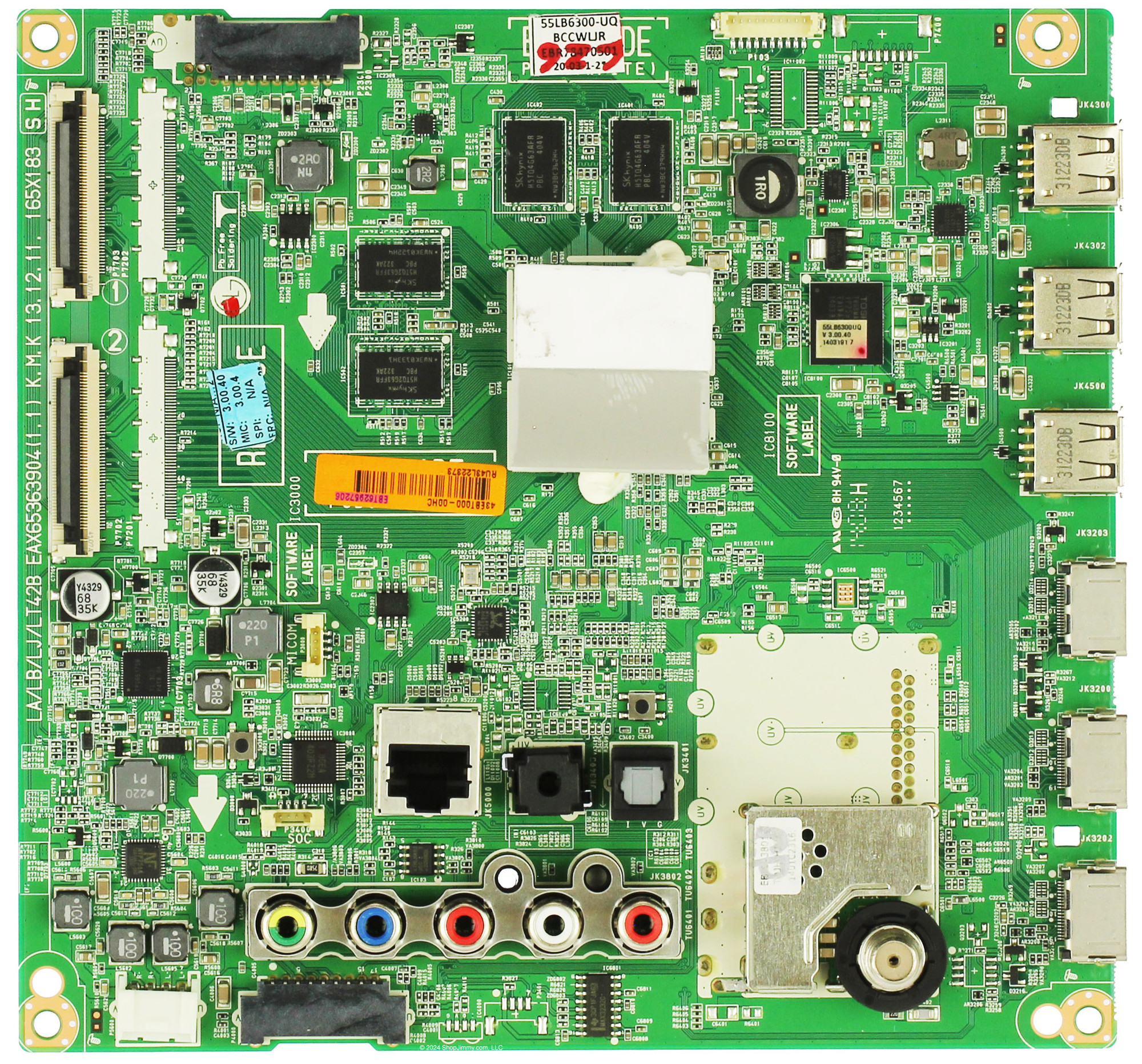 LG EBT62957206 Main Board for 55LB6300-UQ