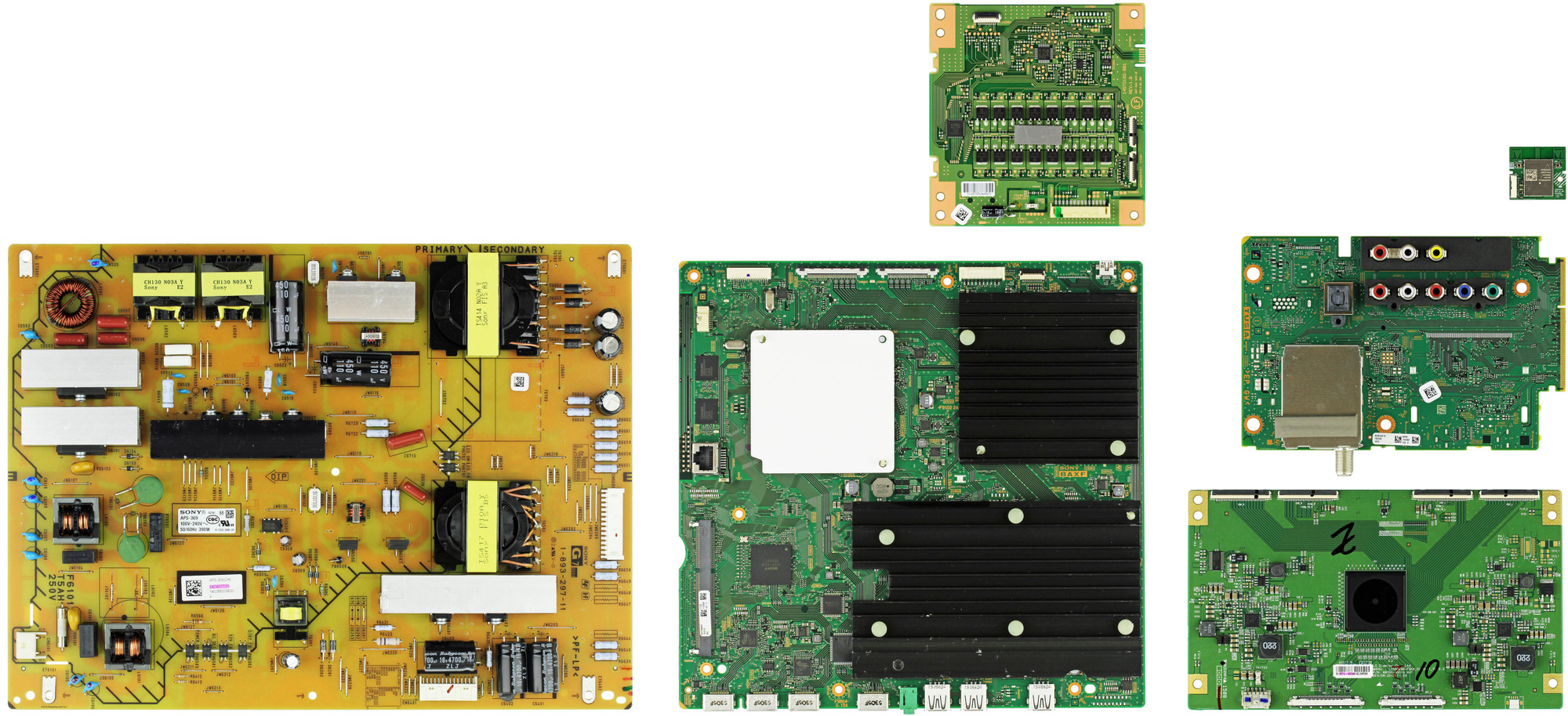 Sony XBR55X800B Complete LED TV Repair Parts Kit