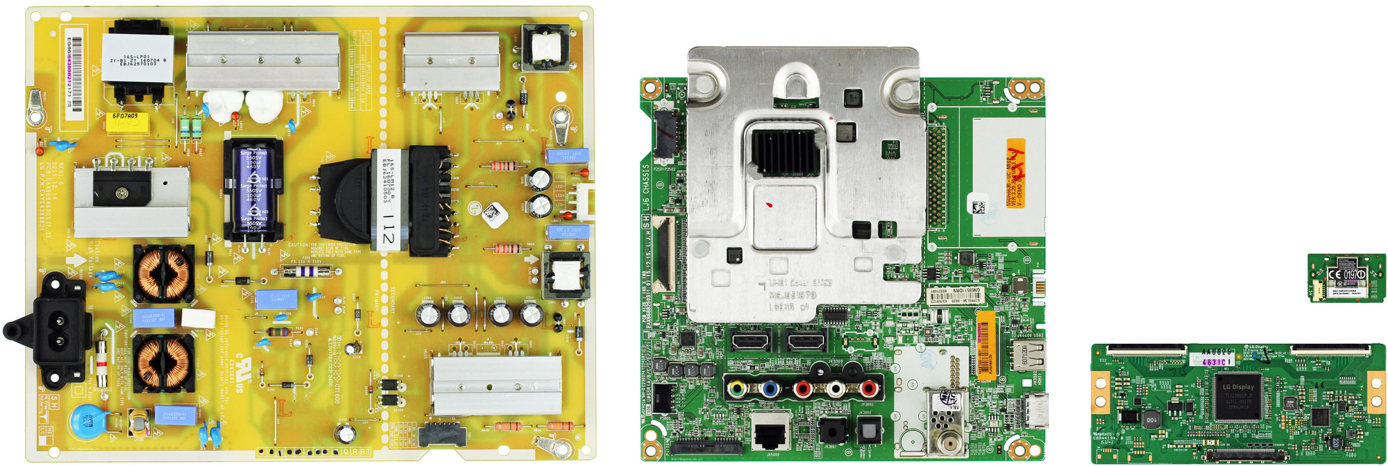 LG 55UH6030-UC.AUSWLJR Complete LED TV Repair Parts Kit