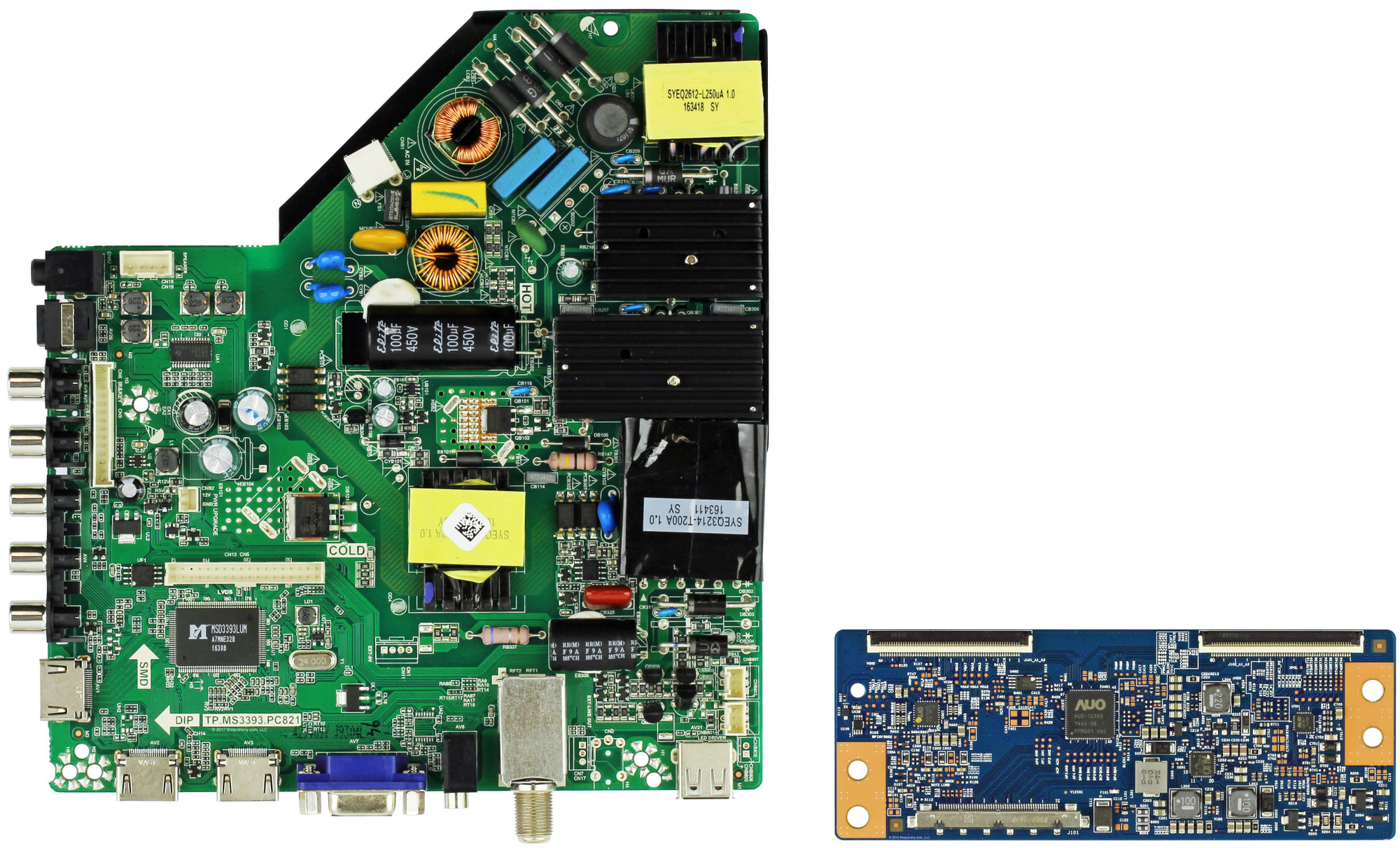 Westinghouse DWM55F1G1 (for TV version TW78991A055P) TV Repair Parts Kit