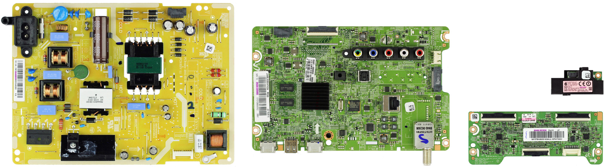 Samsung UN48J5200AFXZA (Version TD01) Complete TV Repair Parts Kit