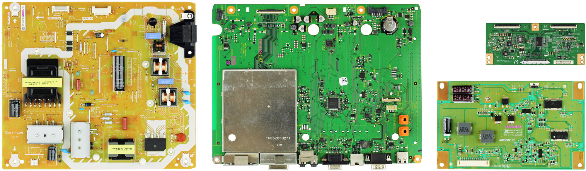 Panasonic TH50LFE7U Complete TV Repair Parts Kit