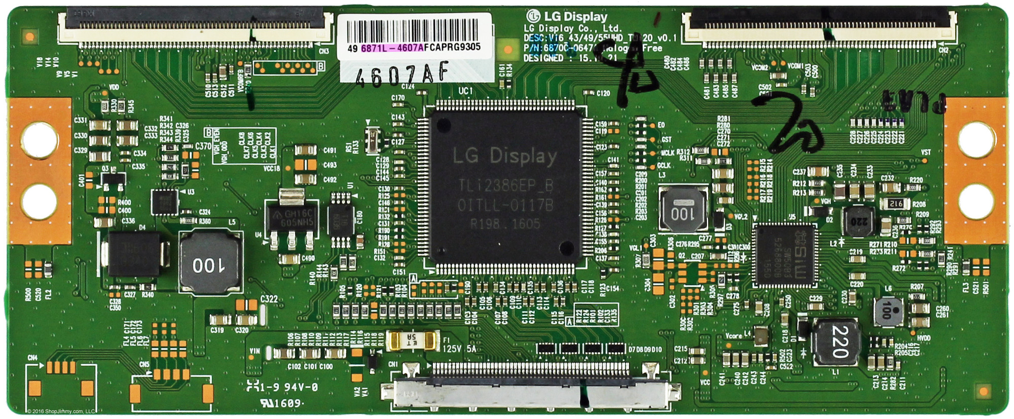 6870C-0568A CARTE T-CON SONY KD-43X8309C