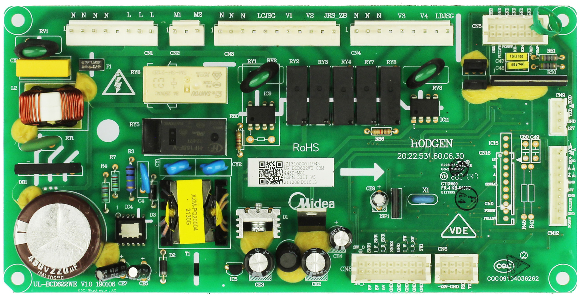 なかのす　電源　 ME104 NO. 31719408 Midea Refrigerator Power Supply Board 17131000011943