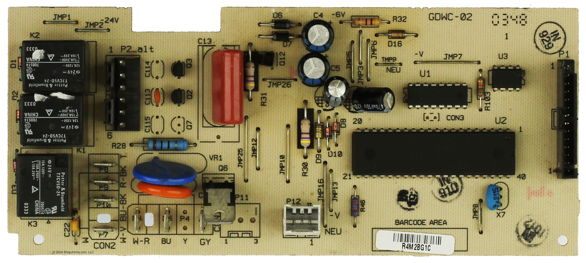 Whirlpool Dishwasher 8267371 Control Board