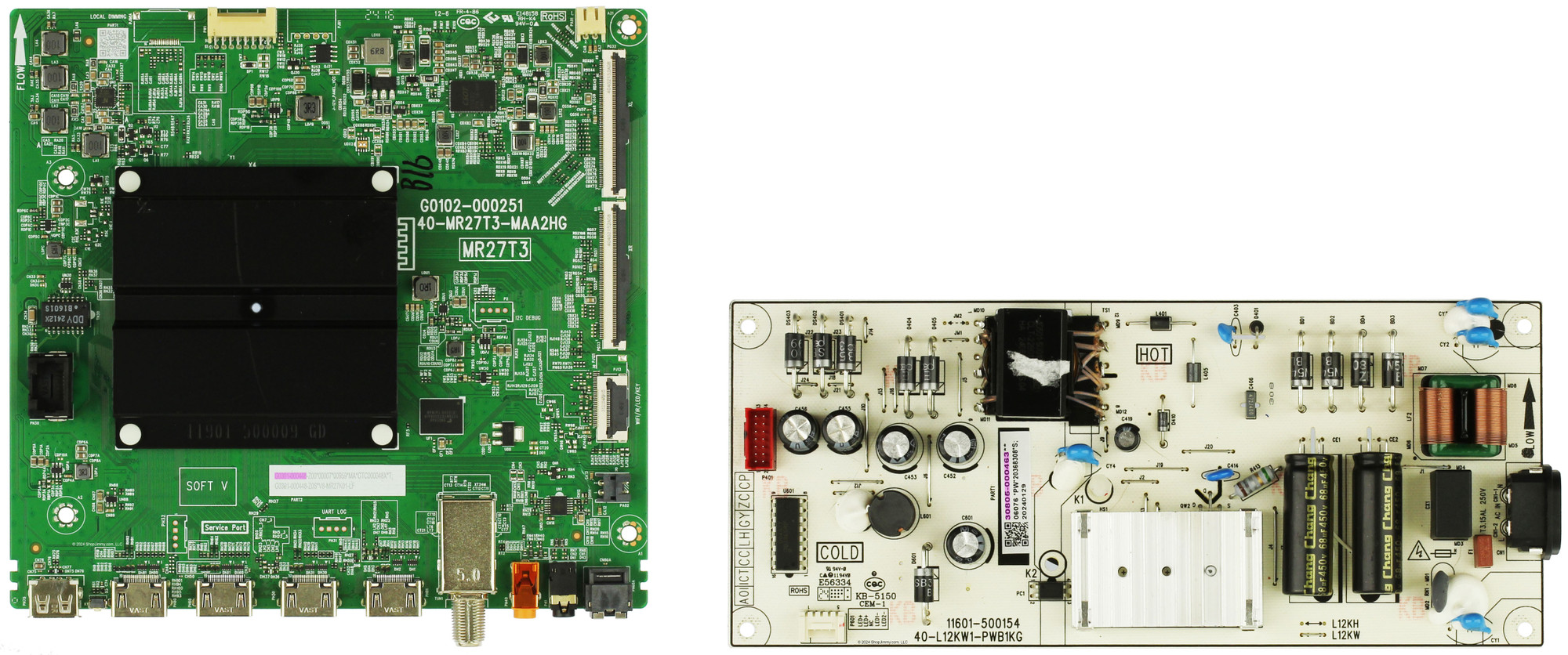 TCL 55S451 Complete Repair Parts Kit - V4