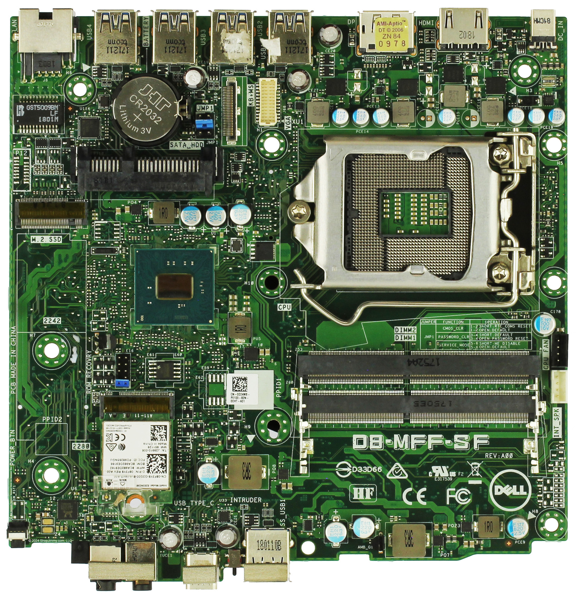 Dell Optiplex 7020 D24M8 0D24M8 D8-MFF-SF For Dell Optiplex 7050M