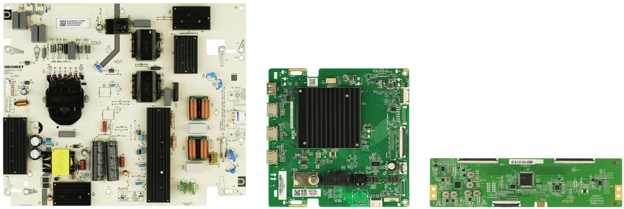 Vizio V4K86C-0804 (LHB1U3GA Serial) Complete LED TV Repair Parts Kit