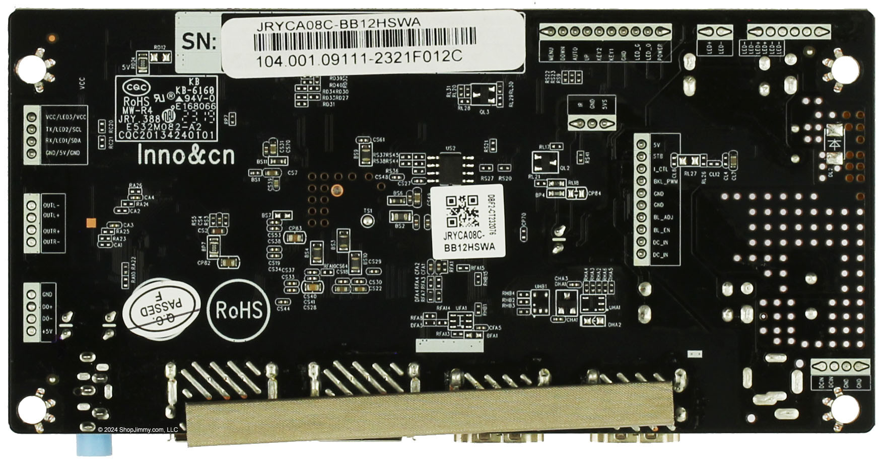 myk ページ Viotek JRYCA08C-BB12HSWA Main Board