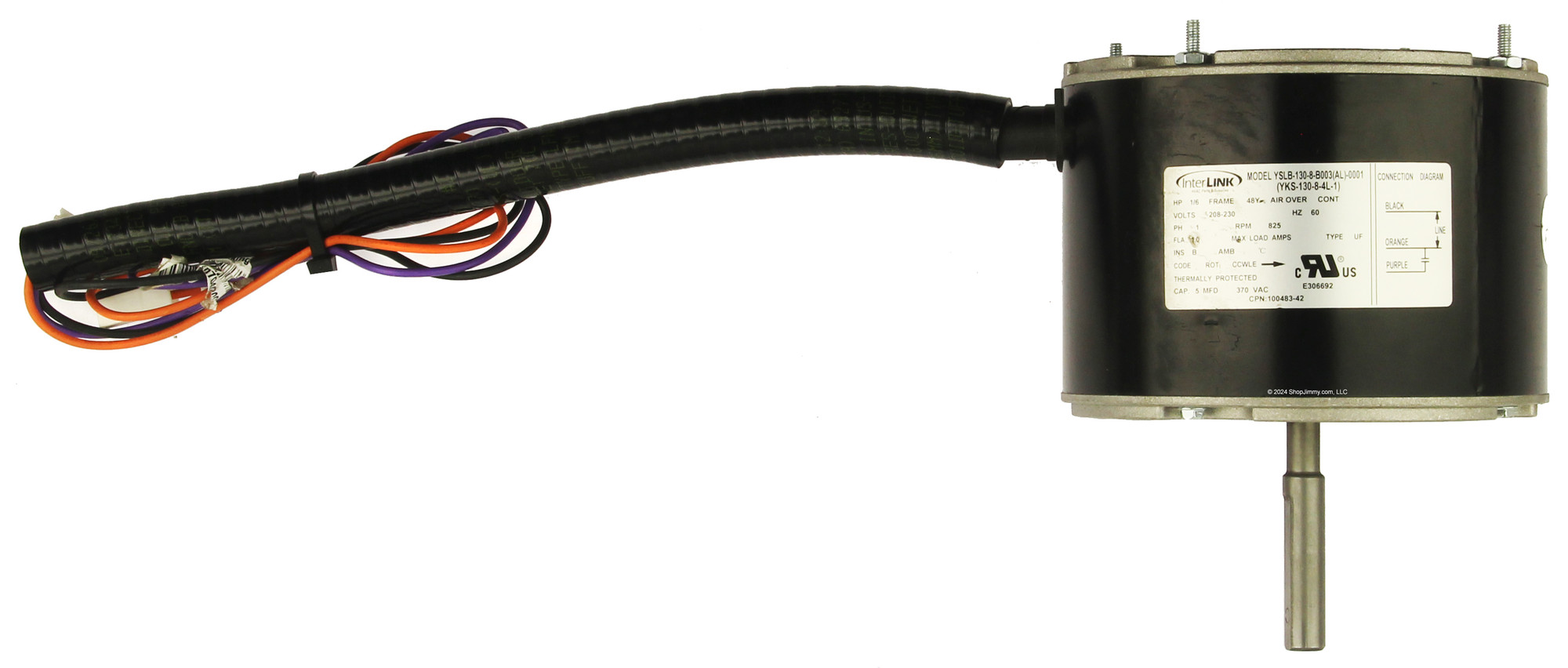 芸能人愛用のルームウェア Fan Condenser Lennox 100483-42 825RPM 208-230V, Motor 標本
