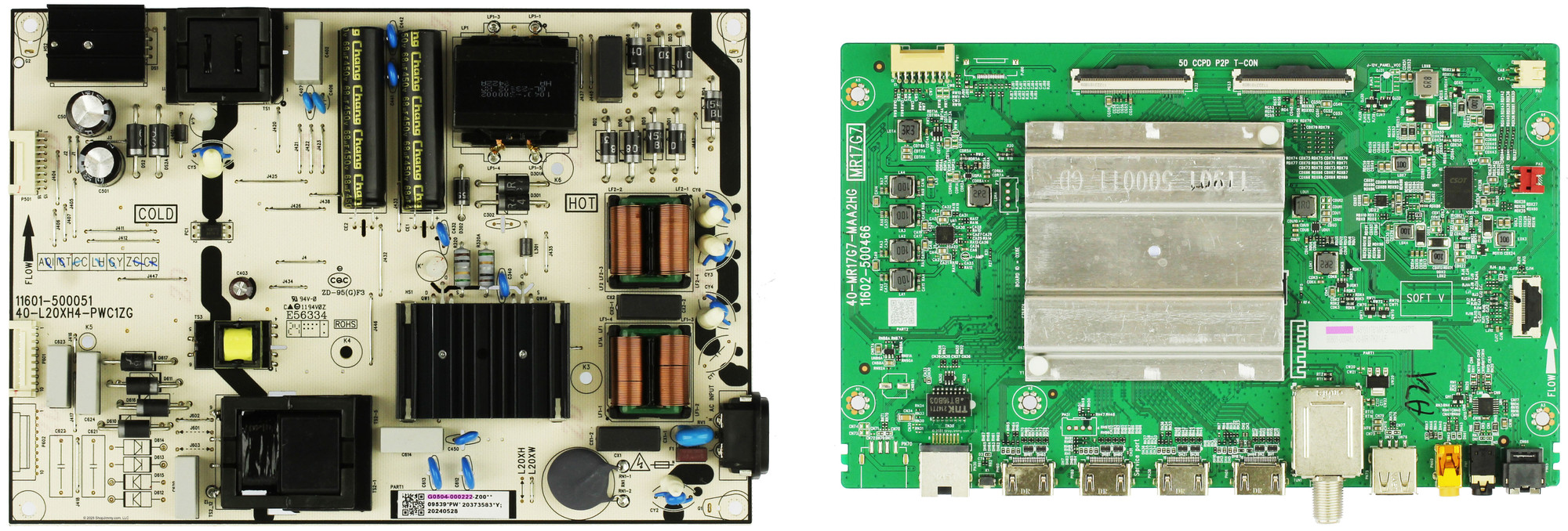 TCL 75S41BR Complete Repair Parts Kit