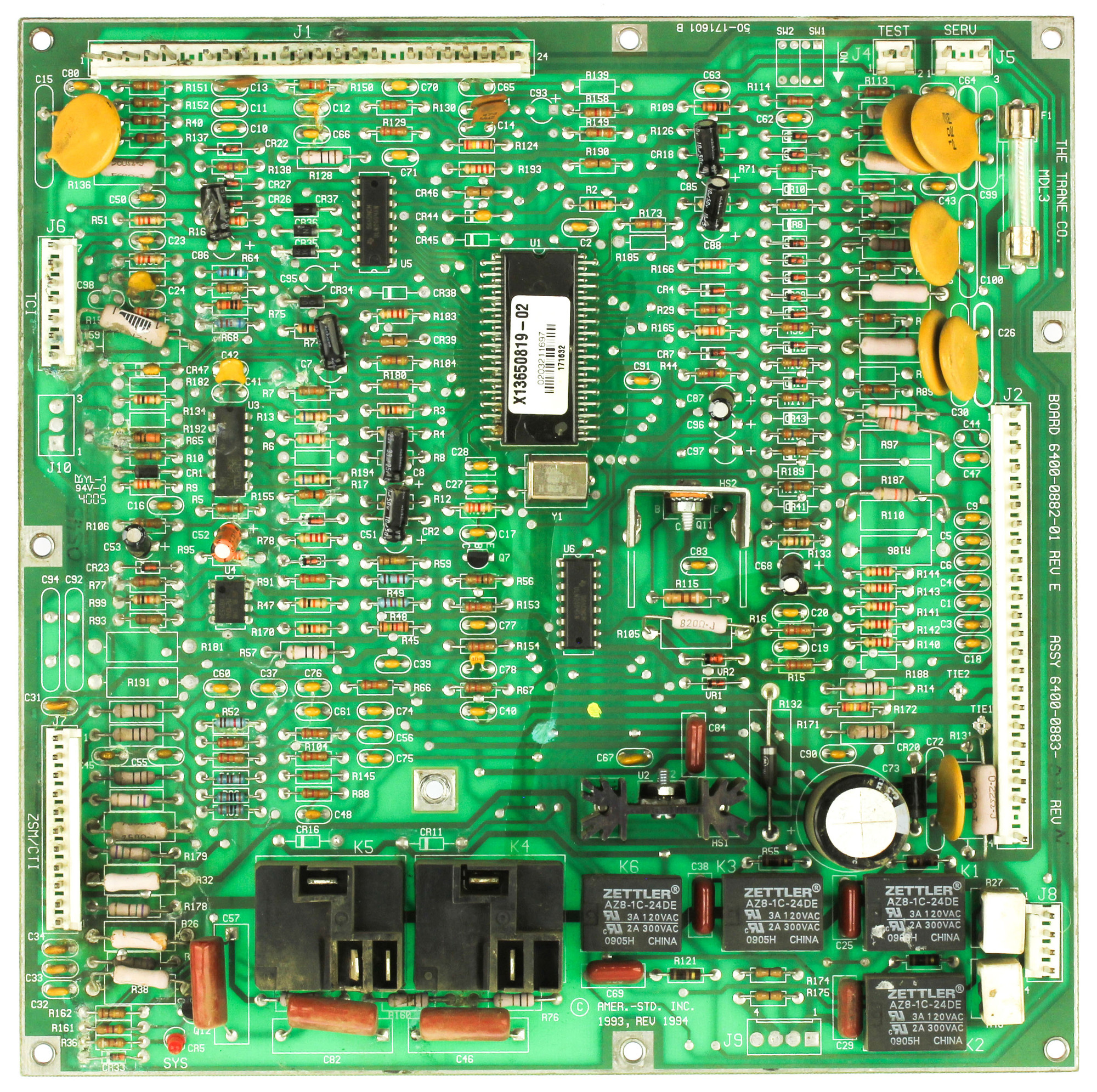 # TDA品 Trane HVAC 6400-0882-01 Circuit Board