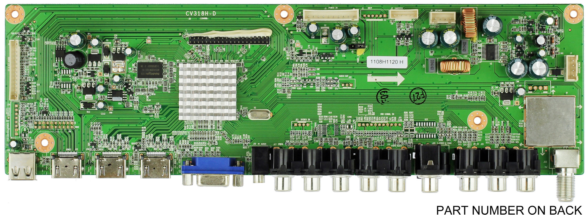 Seiki TI11292-1 (1108H1120, CV318H-D) Main Board for SC461TS