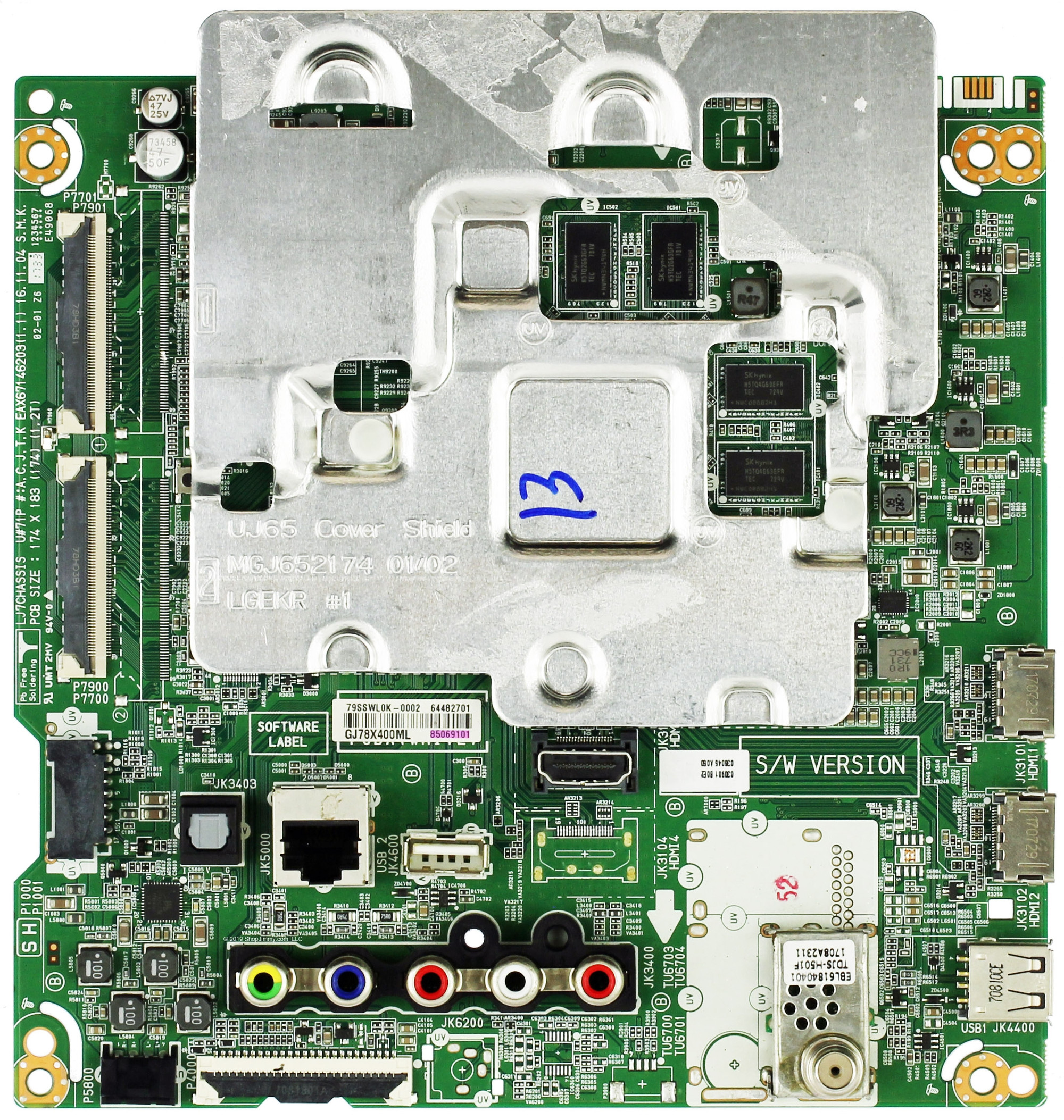 LG メインボード EAX64290501 49SK8500(2019年製)基盤セット LG テレビマザーボード 50LS4000 42CS570 テレビ
