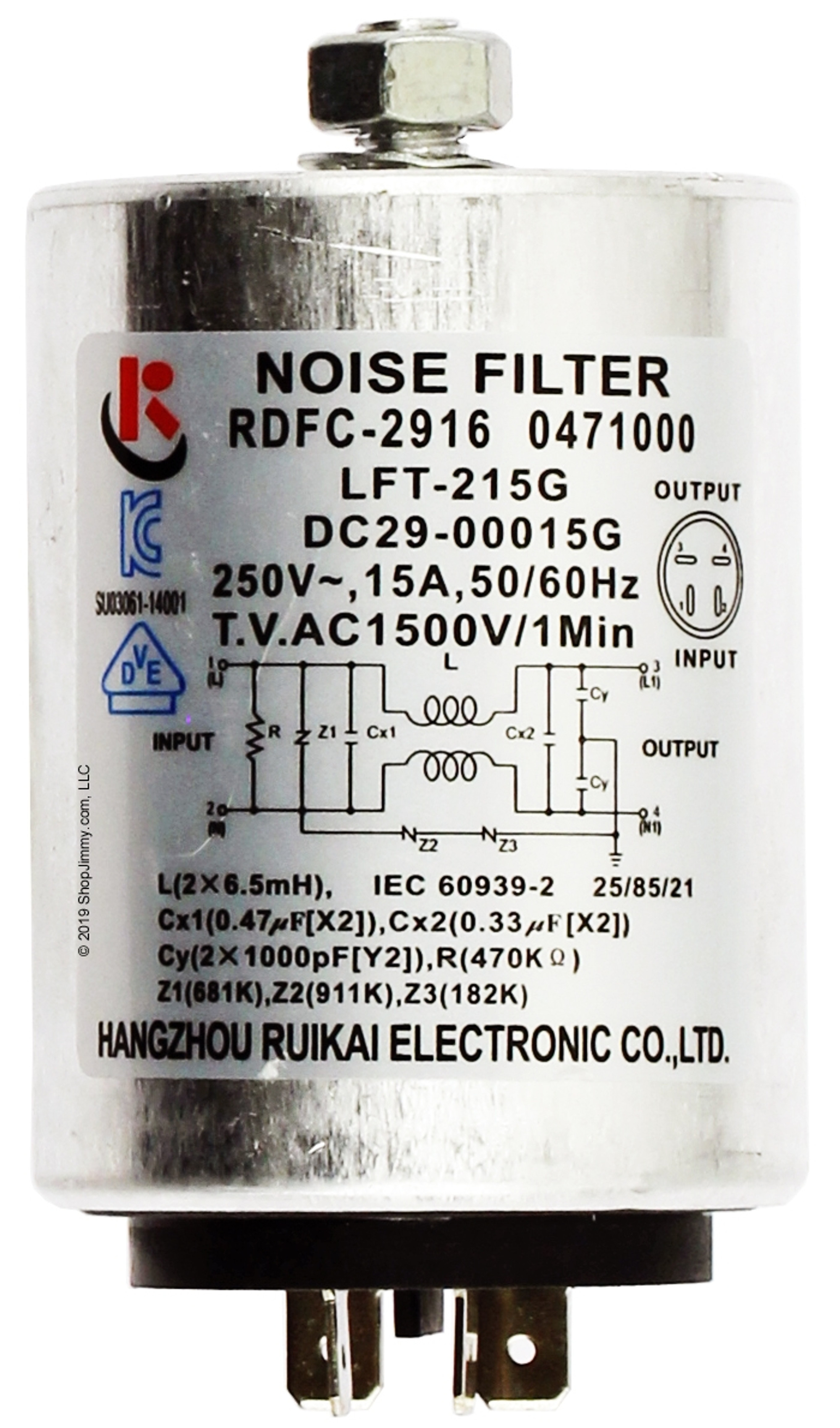 Samsung Washer Noise Filter DC29-00013B LFT-215G-1. 20% OFF SALE