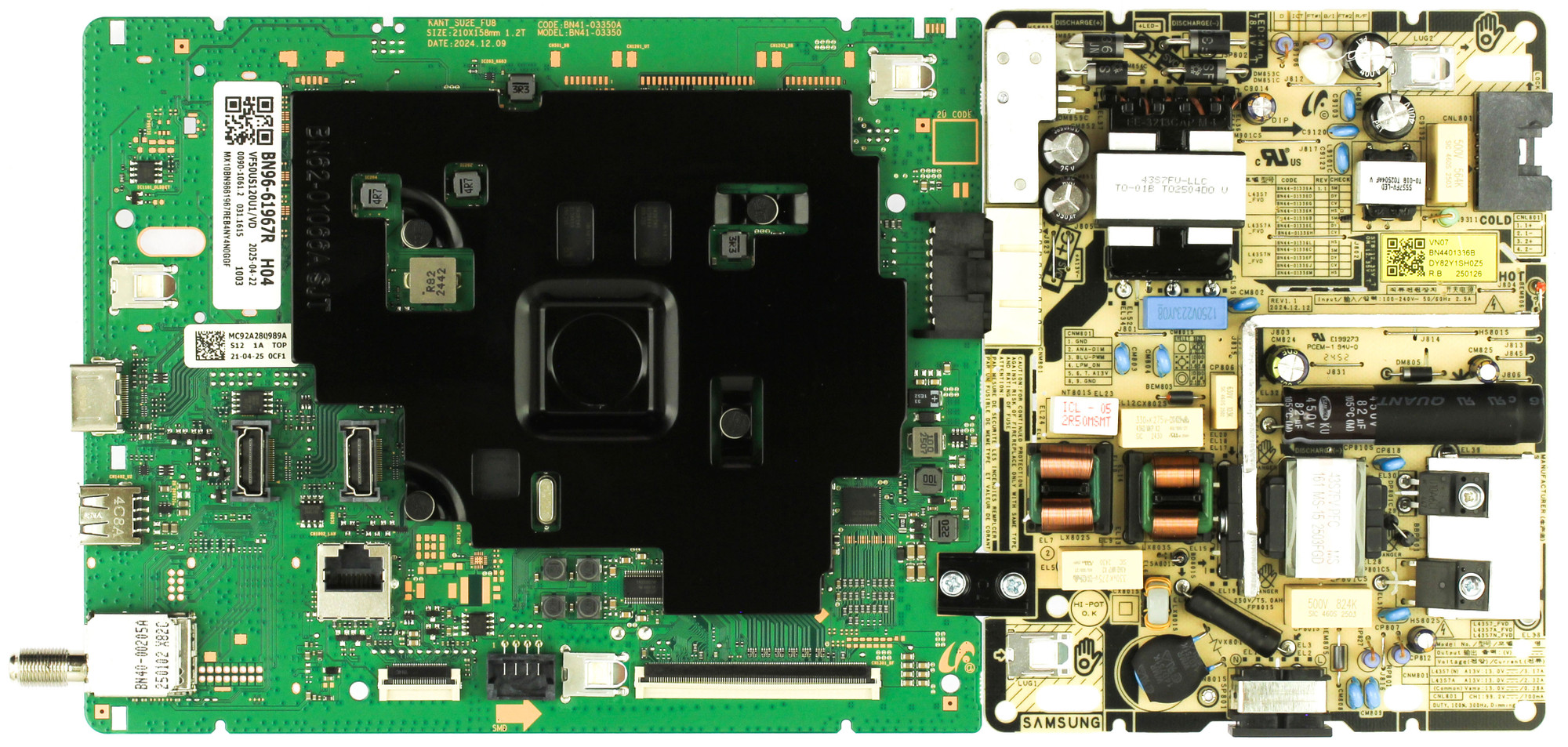 main Samsung BN96-61967R Main Board Power Supply