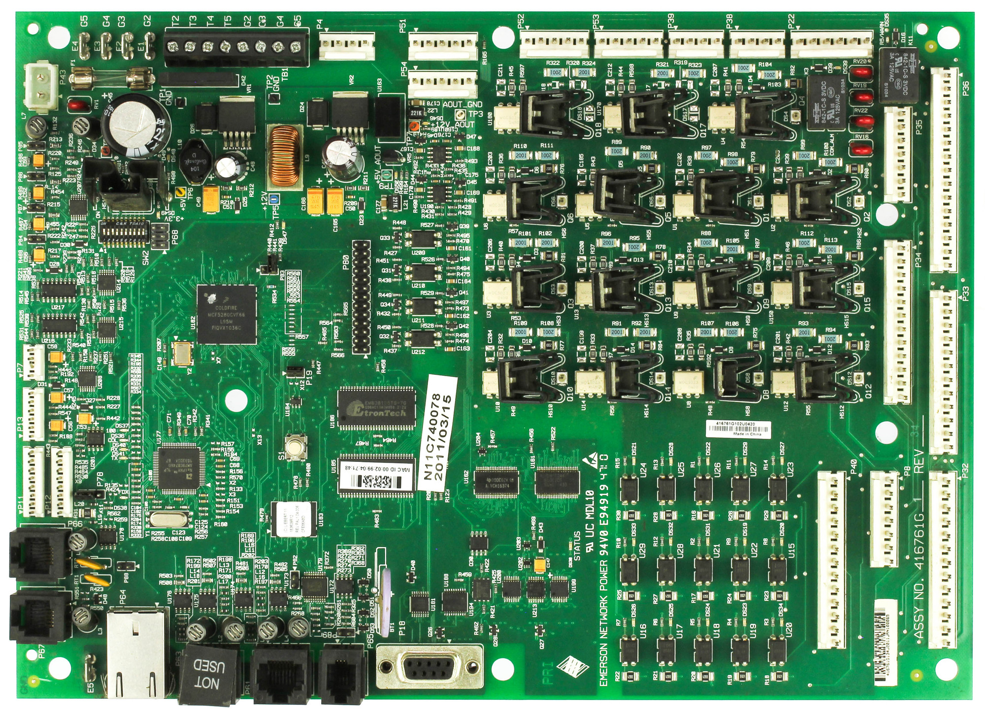 Emerson 416761G1 Network Power Circuit Board