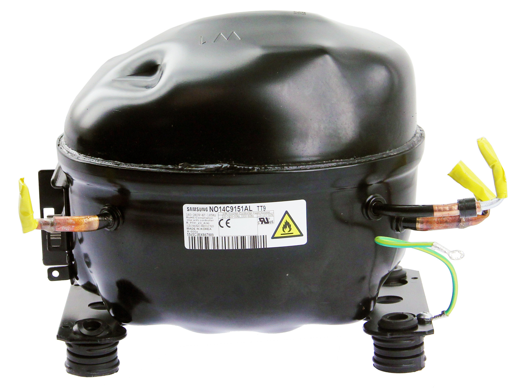 わん Samsung NO14C9151ALTT9 Refrigerator Compressor (SEE NOTE)