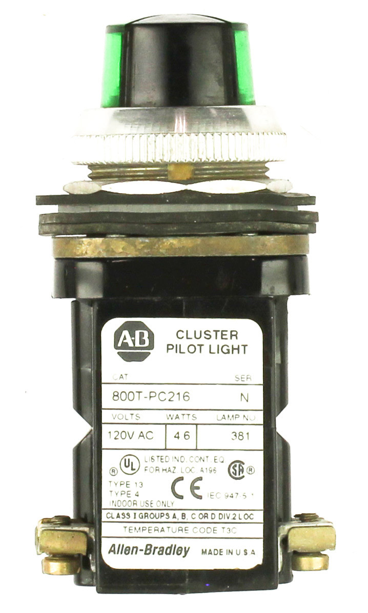 廃盤品★在庫処分★ PILOT 4+1 LIGHT【8本セット】 Allen Bradley 800T-PC216 Pilot Light