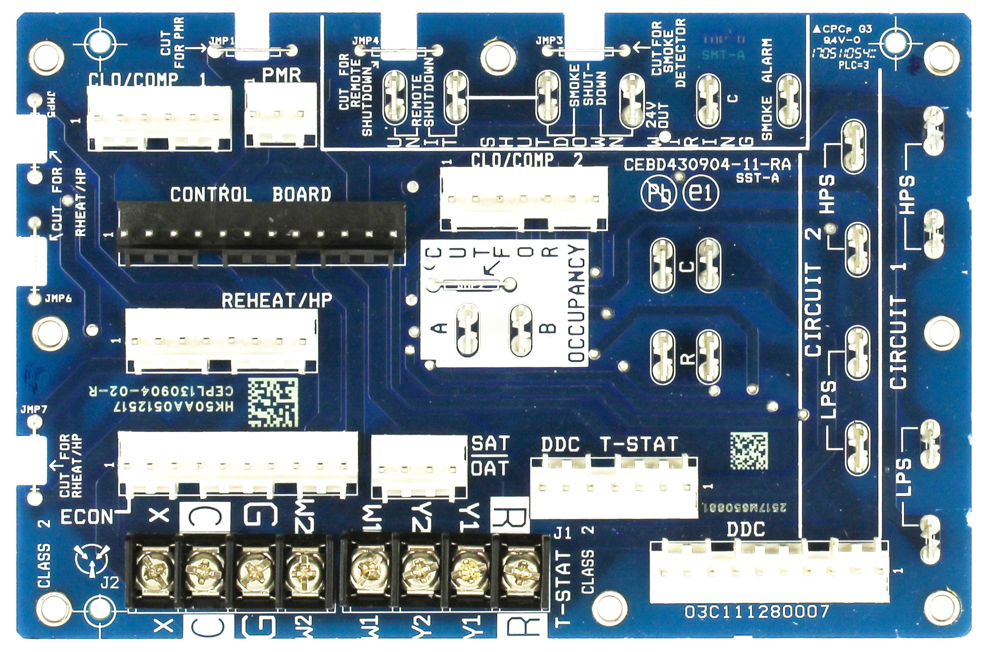 Carrier CEPL130904-02-R Furnace Terminal Control Board