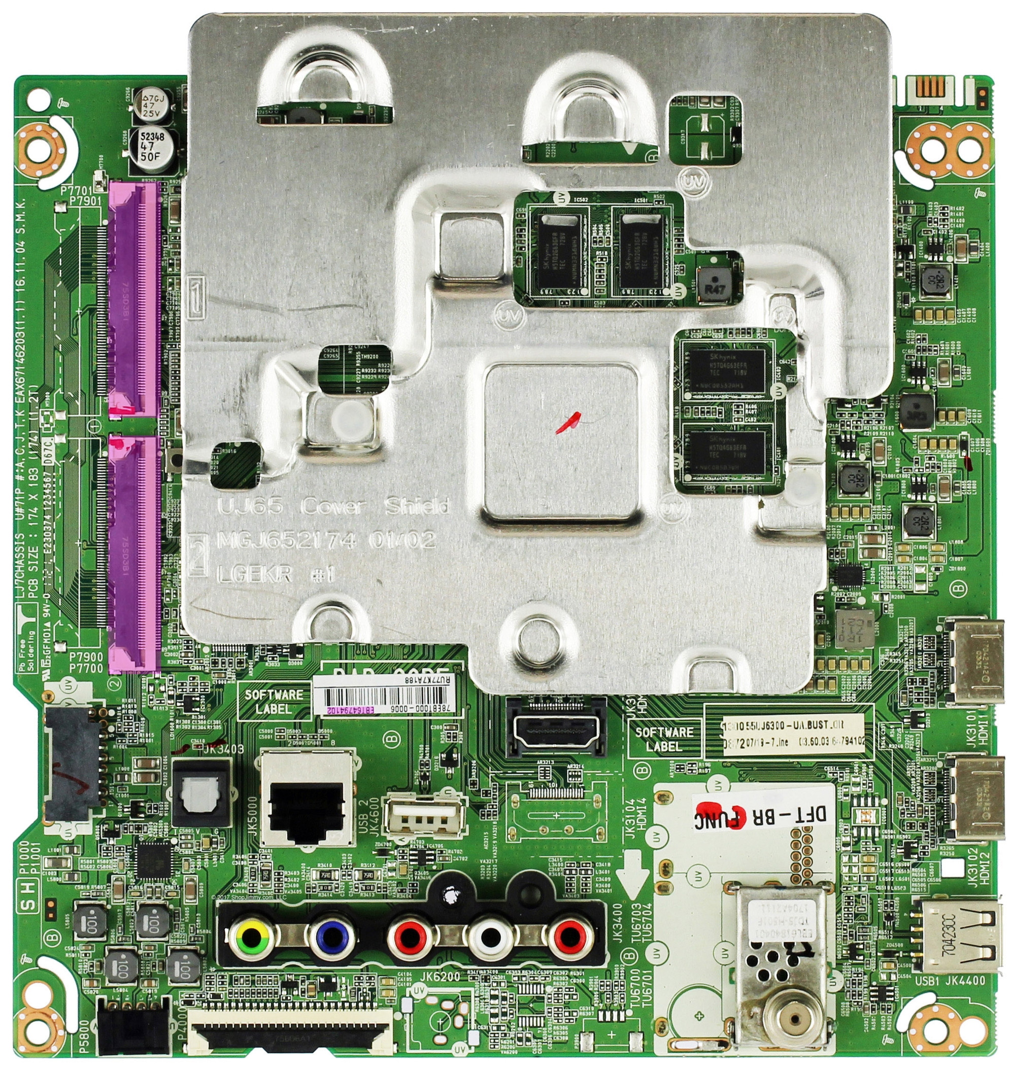 LG EBT64794102 Main Board for 55UJ6300-UA.BUSTLOR