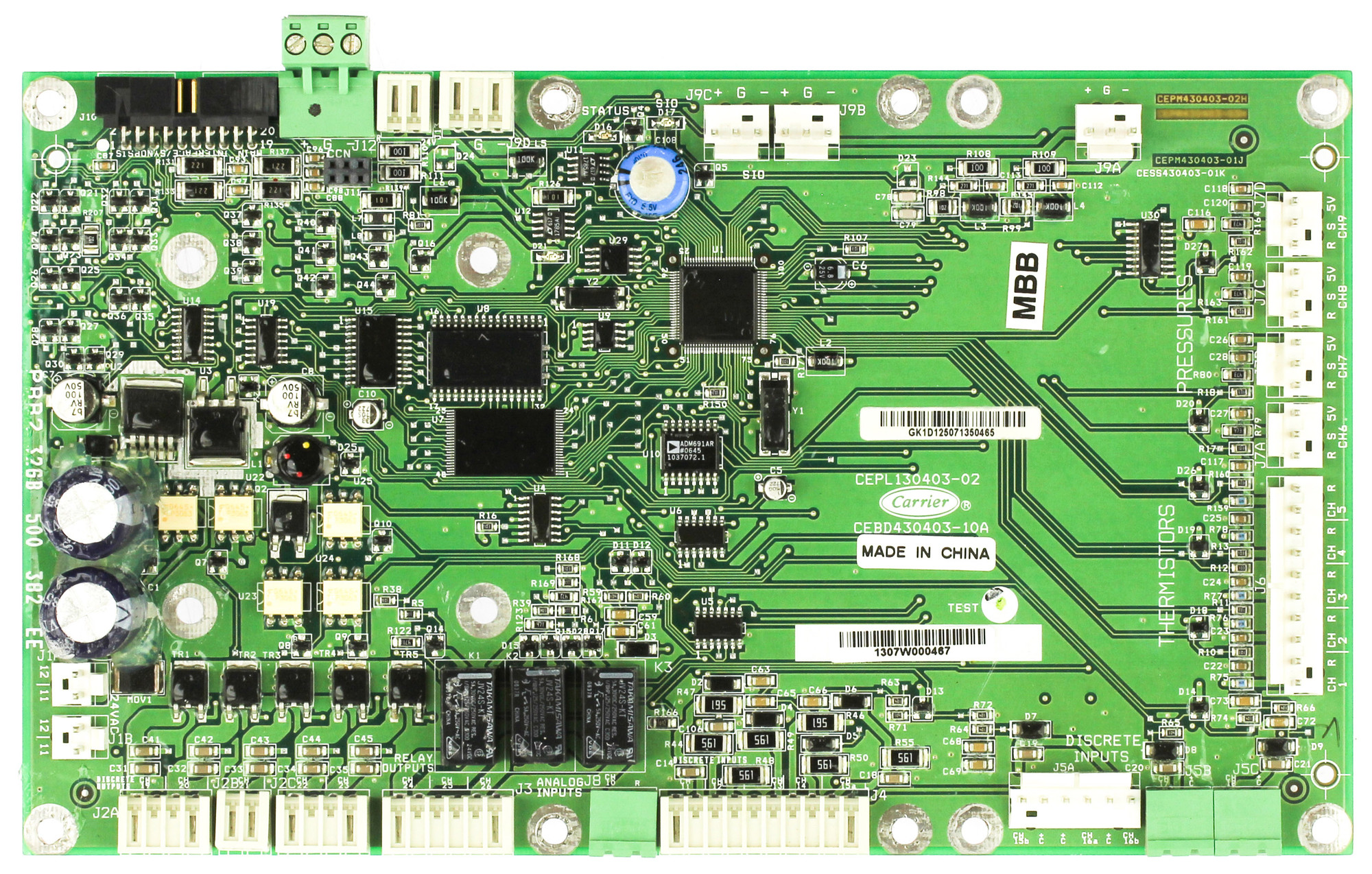 Carrier CEPL130403-02 Microprocessor Control Board
