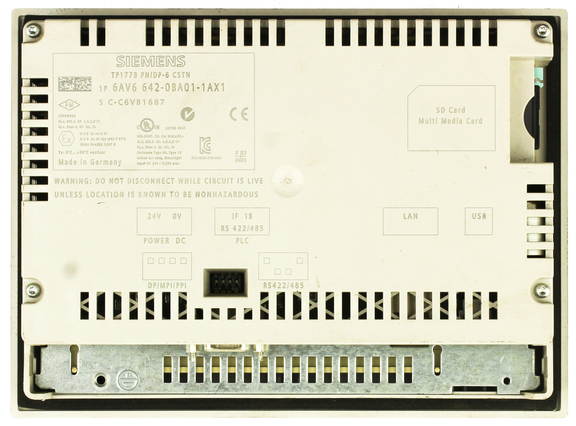 Siemens TP177B Simatic Text Display Control Panel