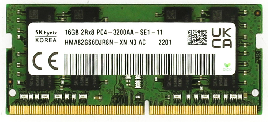 Hynix HMA82GS6DJR8N-XN-AC 16GB DDR4 PC4-3200AA Memory Module
