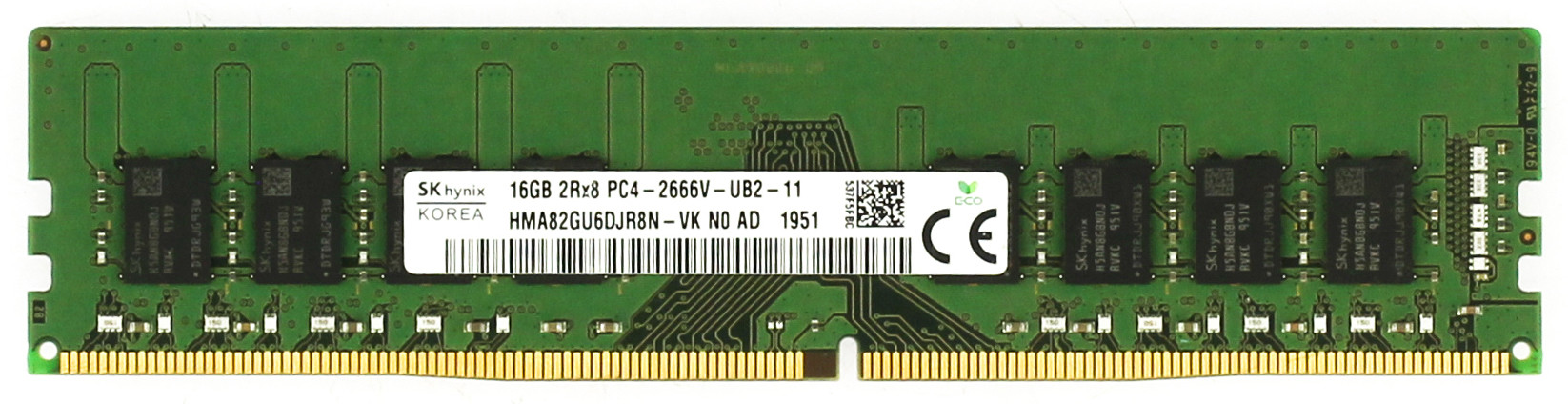 Hynix HMA82GU6DJR8N-VK 16GB DDR4 PC4-2666V Memory Module