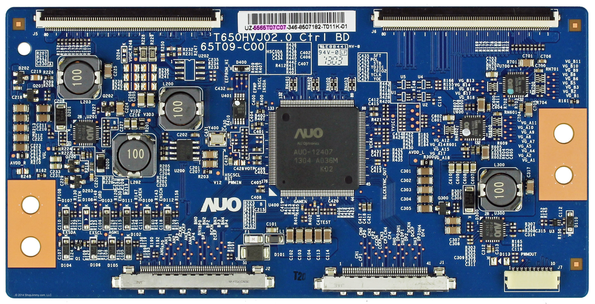 Vizio 55.65T07.C07 (T650HVJ02.0, 65T09-C00) T-Con Board E650i-A2