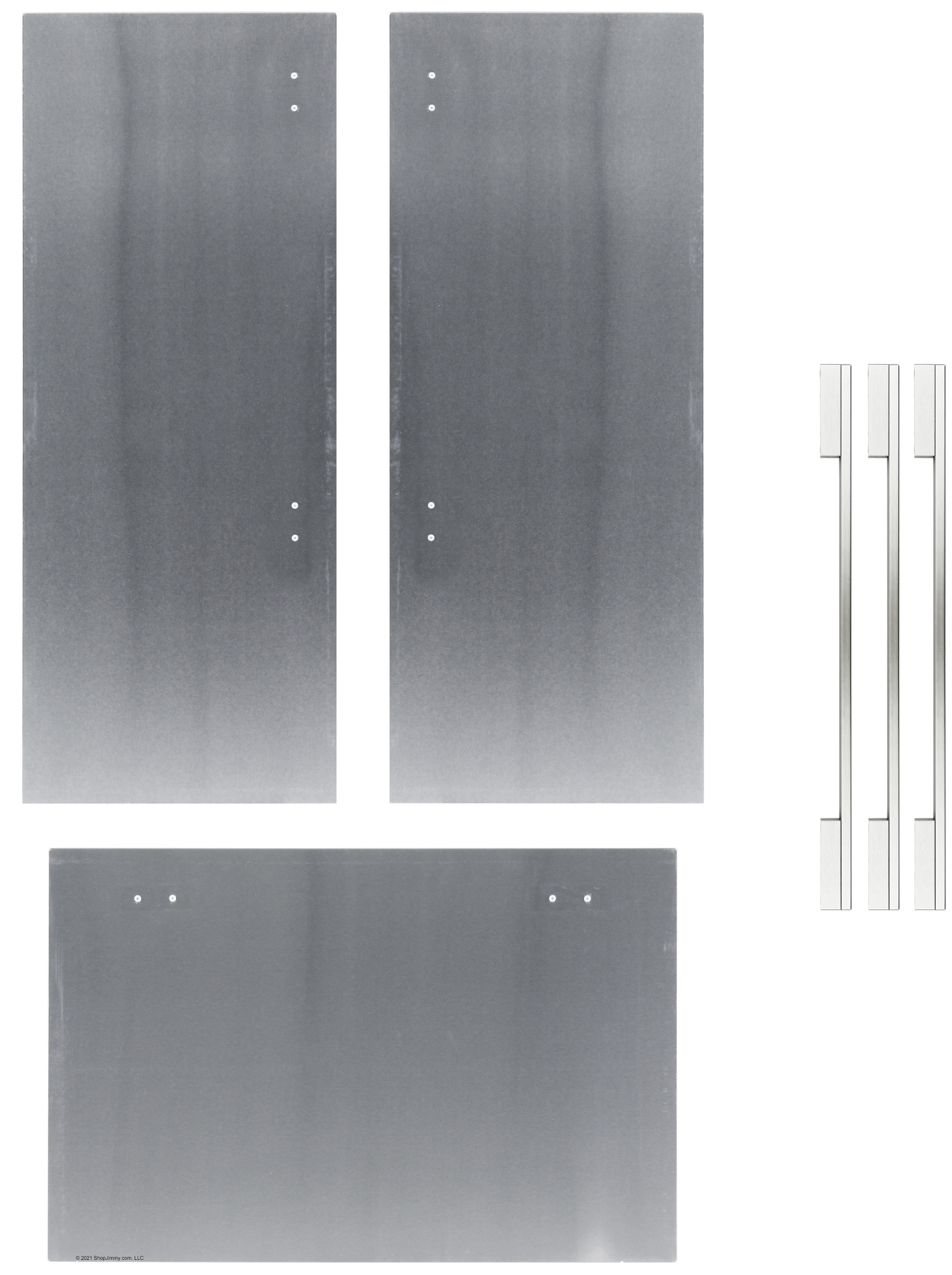 Fisher & Paykel Refrigerator RD3672 Door Panel Kit Stainless