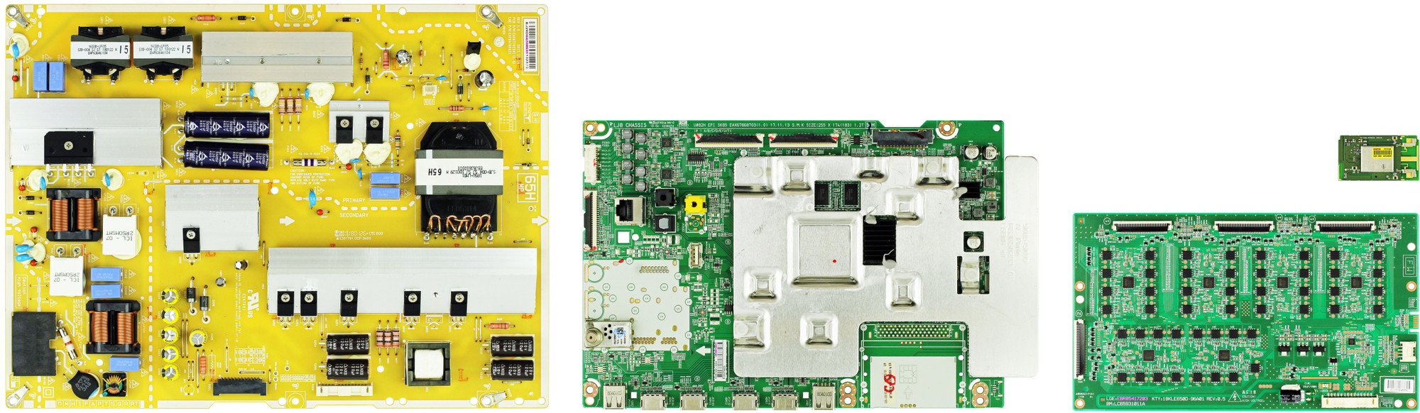 LG 65SK9500PUA.BUSWLJR Complete LED TV Repair Parts Kit
