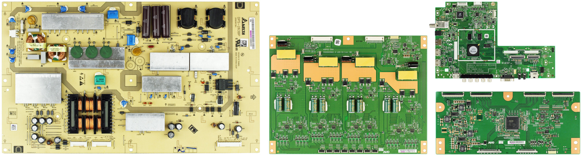 Vizio M650VSE Complete LED TV Repair Parts Kit