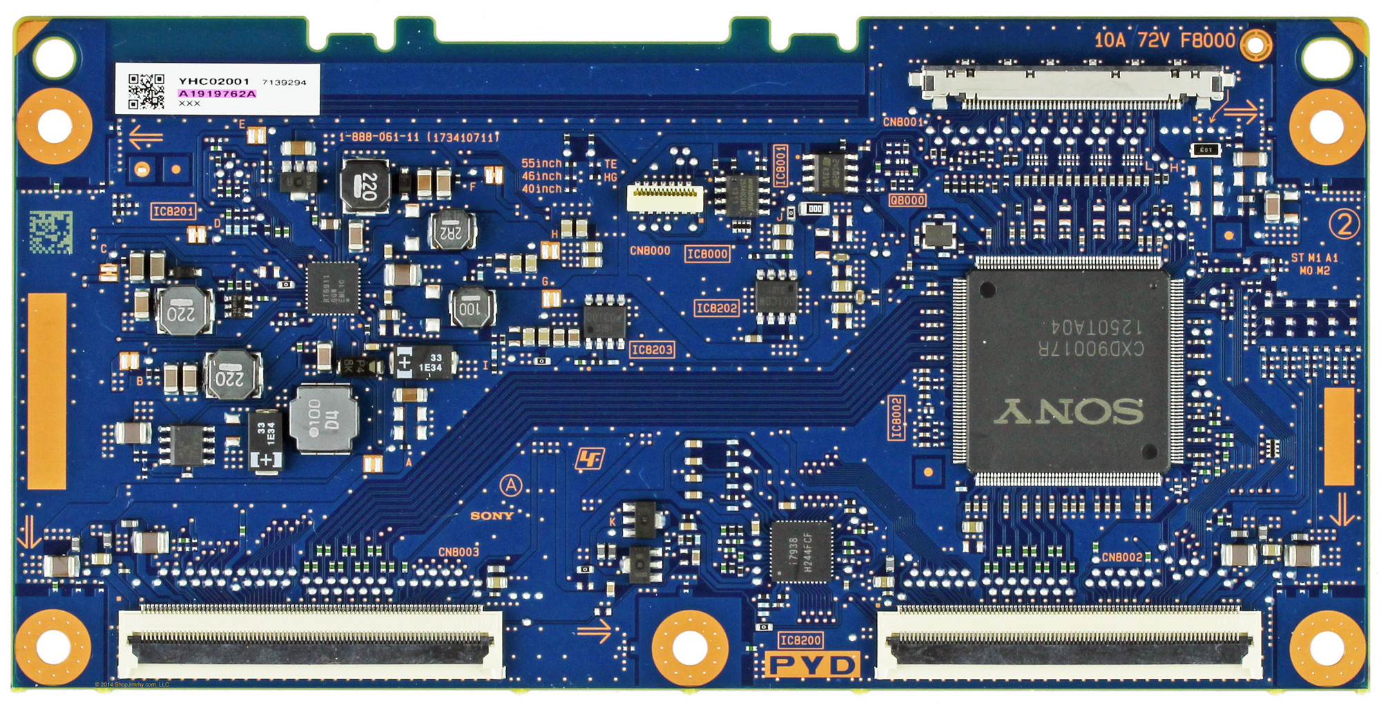 その他 jony Sony A-1919-762-A (1-888-061-11, 173410711) T-Con Board