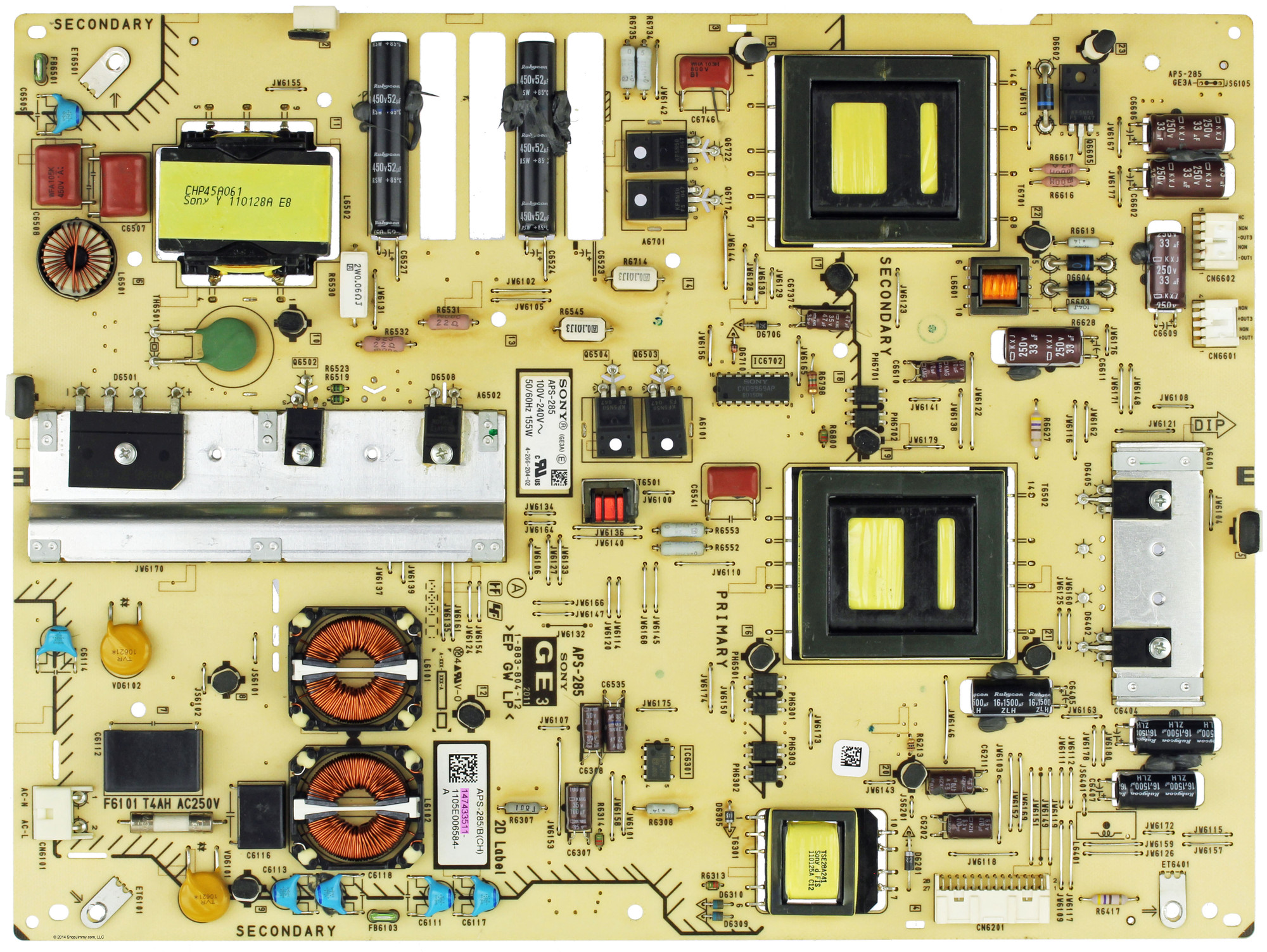 SONY KDL-75W850C Button Keypad Board - Atvparts Èlectronique