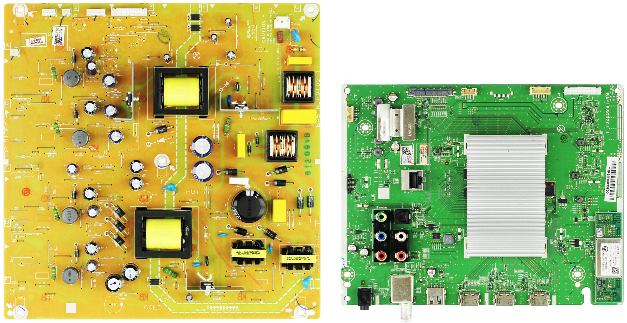 Philips 55PFL5402/F7F (DS5 Serial) Complete TV Repair Parts Kit