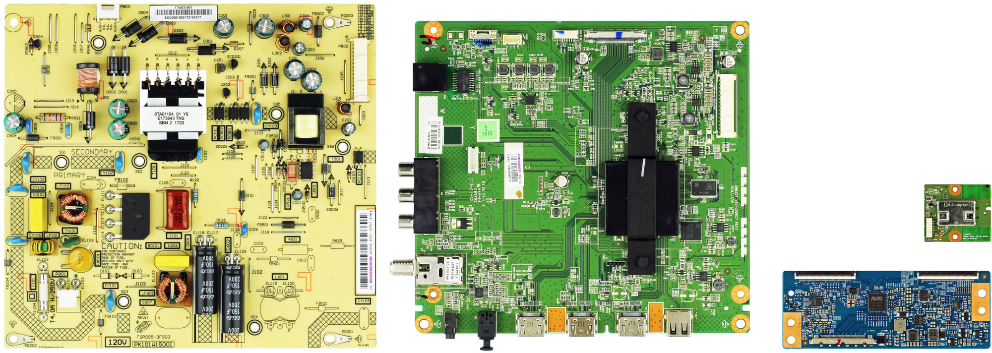Toshiba 43L511U18 Complete LED TV Repair Parts Kit (Version 2-See