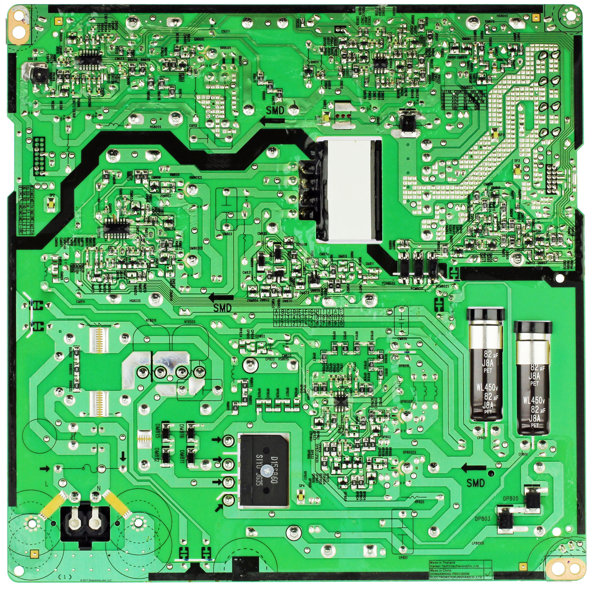 Samsung BN44-00807A Power Supply Board - Thumbnail 2