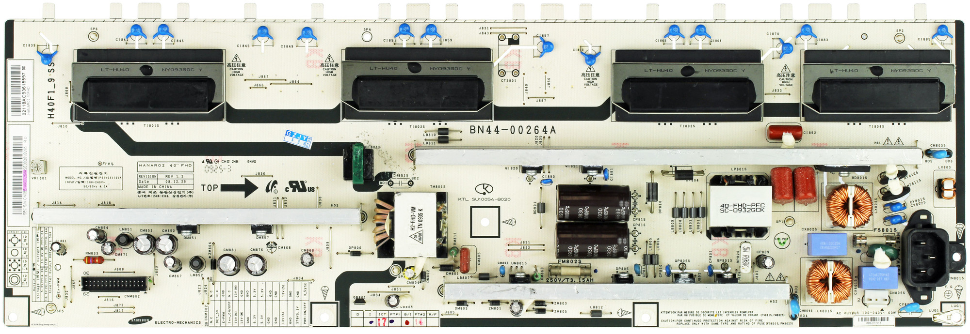 Samsung BN44-00264A Inverter Board - Thumbnail 2