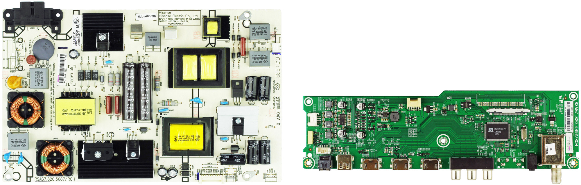 Insignia NS48D510NA17 TV Repair Parts Kit Version 1