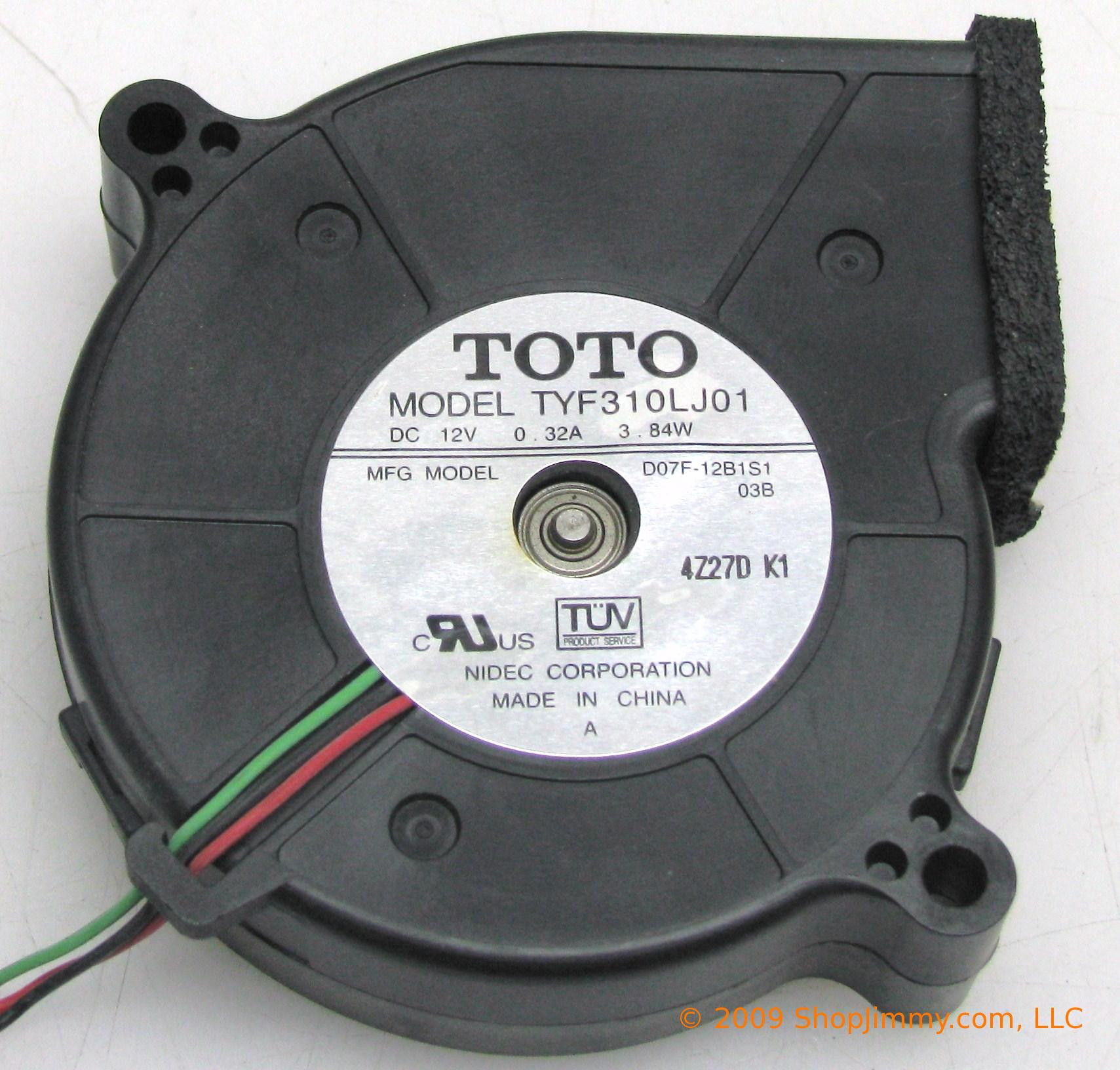 Toto TYF310LJ01 DC Fan