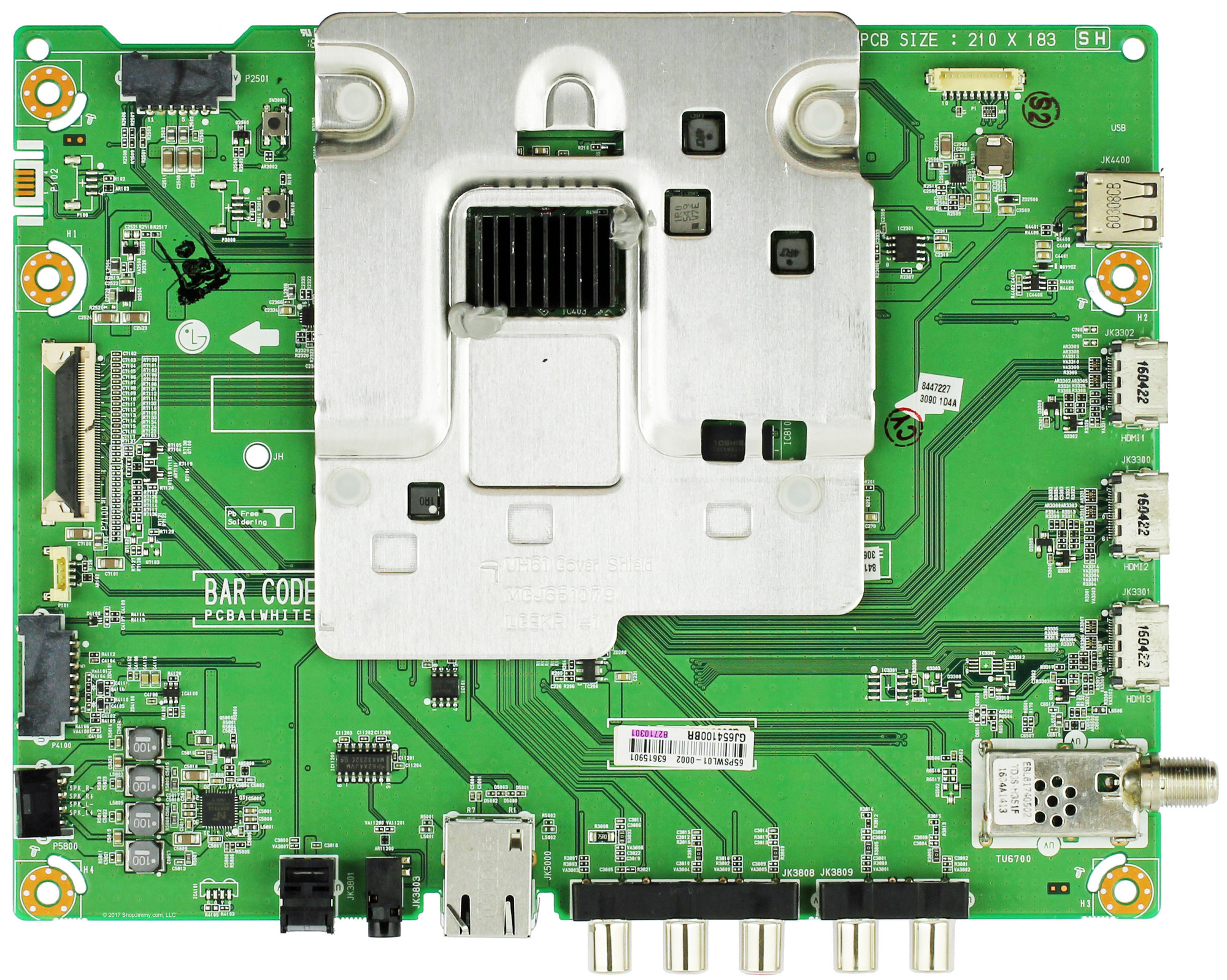 LG EBR82710301 Main Board for 50UH5500-UA 50UH5530-UB