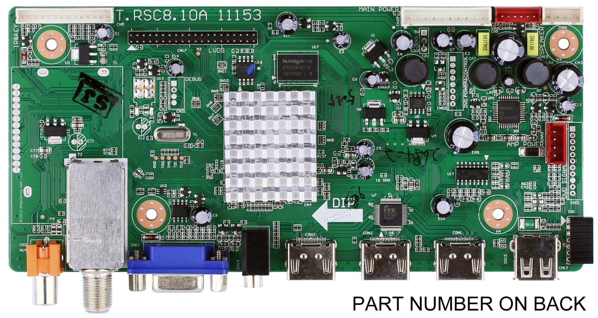 Westinghouse 1B1K2684 Main Board for VR4090 Version 1