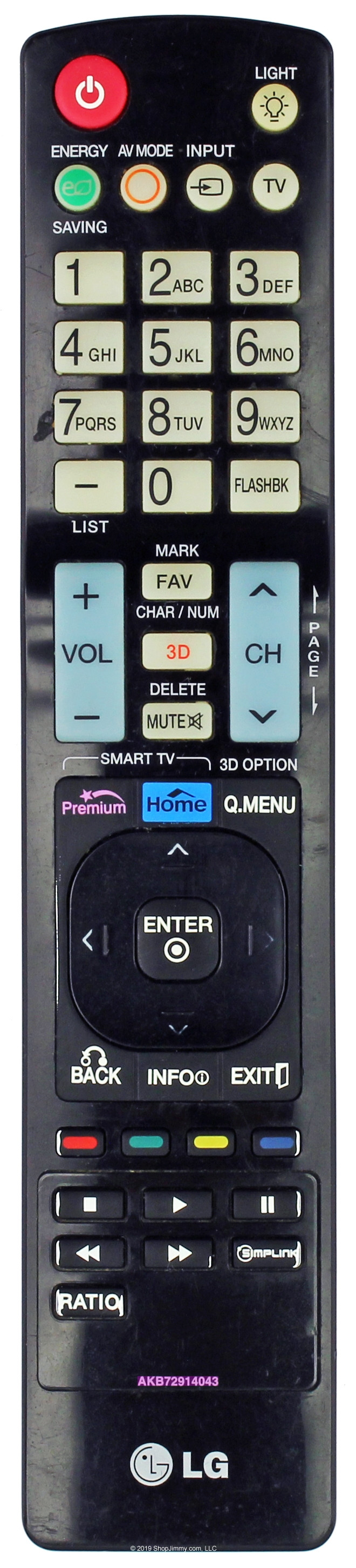 AKB72915238 Per Telecomando TV LG Di Ricambio Con Batteria AAA Controller Wireless~p141758266 - Foto 5