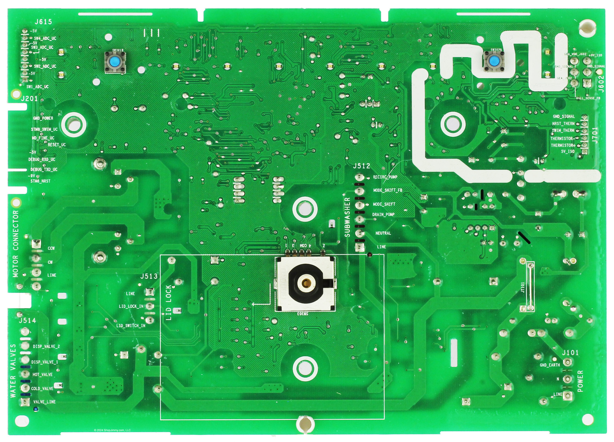 GE Washer WH18X28642 / 290D2226G104 Main Board