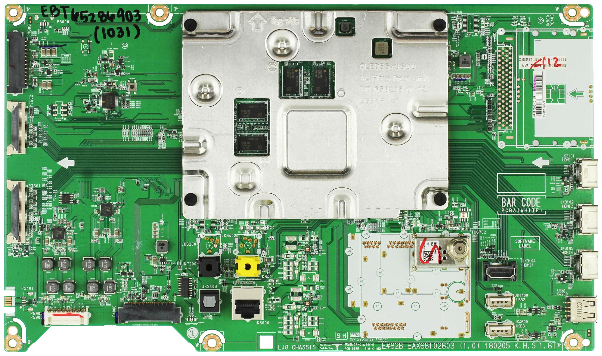 SCHEDA MADRE MAIN Board EAX 69822903 (1.0) Per TV LG 32LQ570B6LA ORIGINALE EUR 53,00 - IT