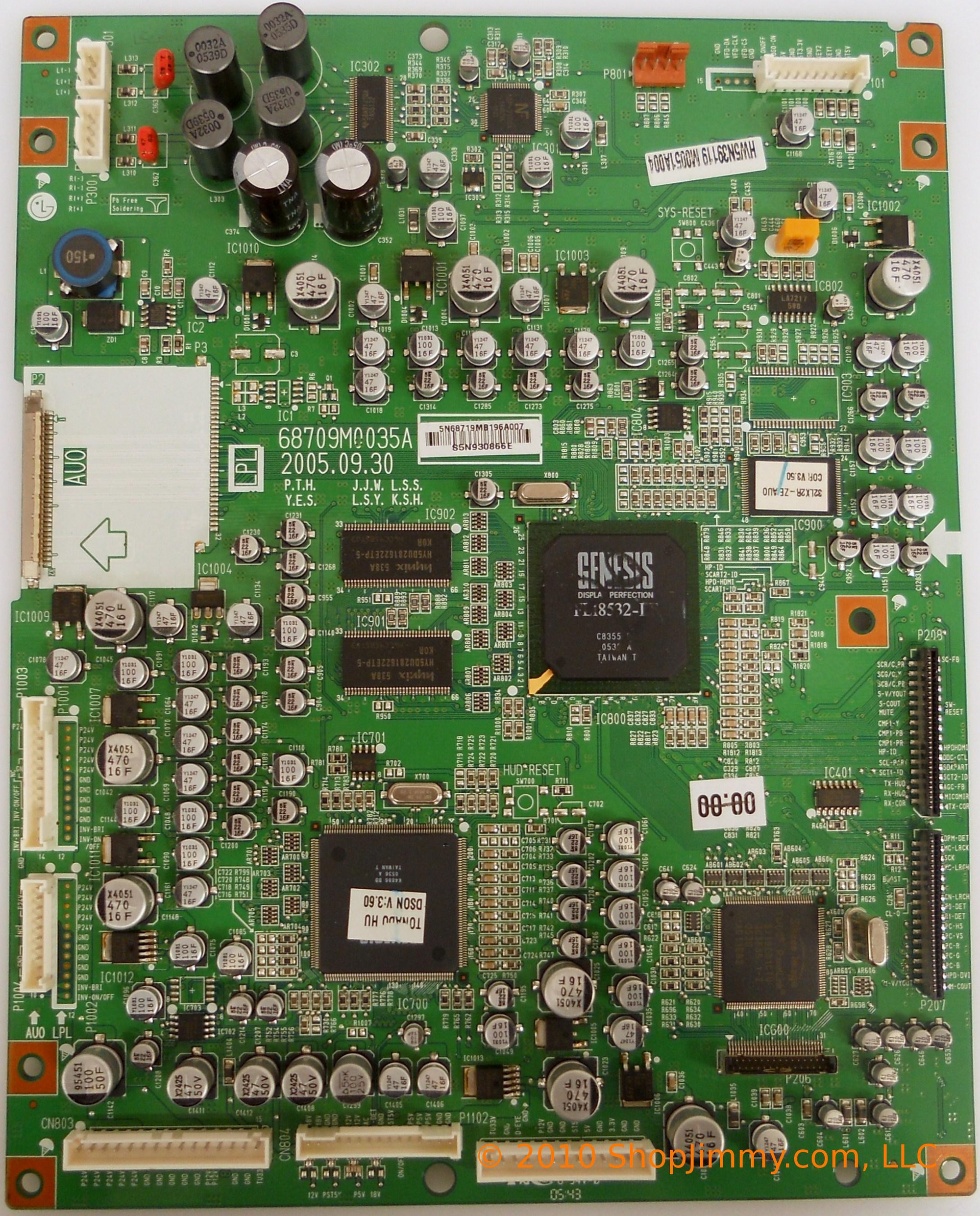 テレビ YMZK LG 68719MB196A (68709M0035A) Main Board for 32LX2R-ZE.AUUKLF
