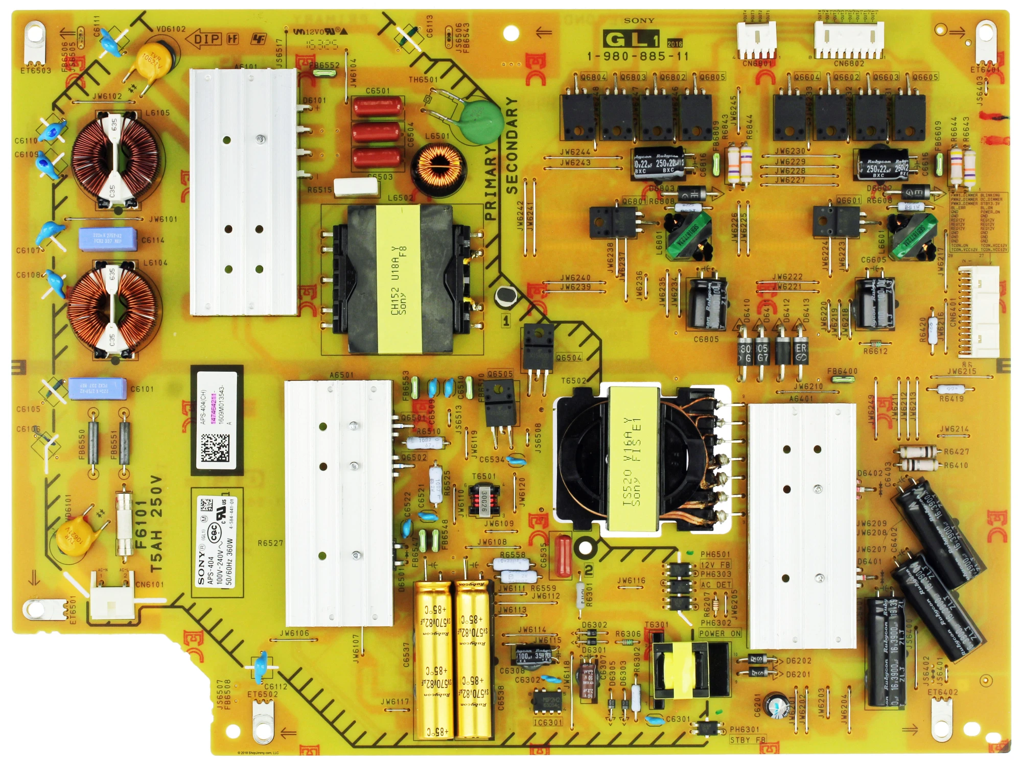 Per Sony TV KD-65X8500DC Scheda di alimentazione PCB